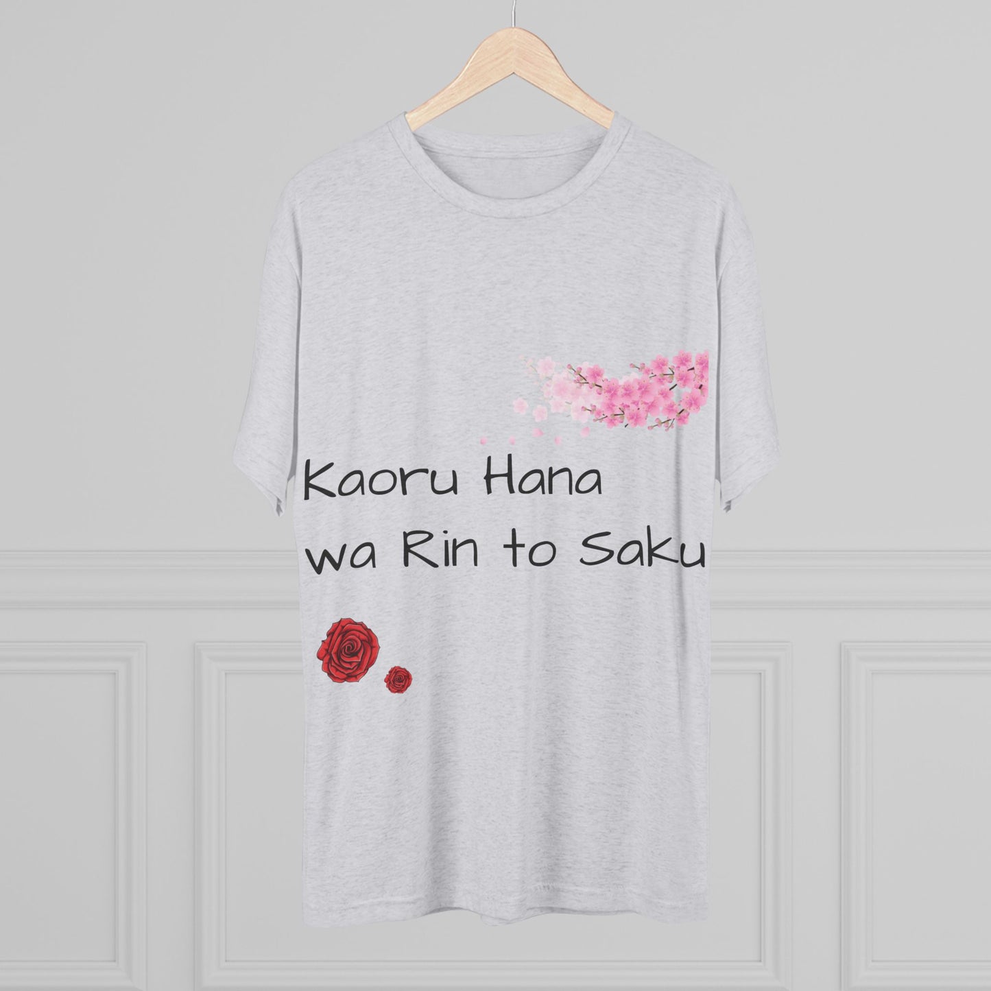 Romantic Anime Crew Tee - Perfect for Anime Lovers, Couples' Gifts, Sakura Theme, Everyday Wear, Unique Graphic Tee