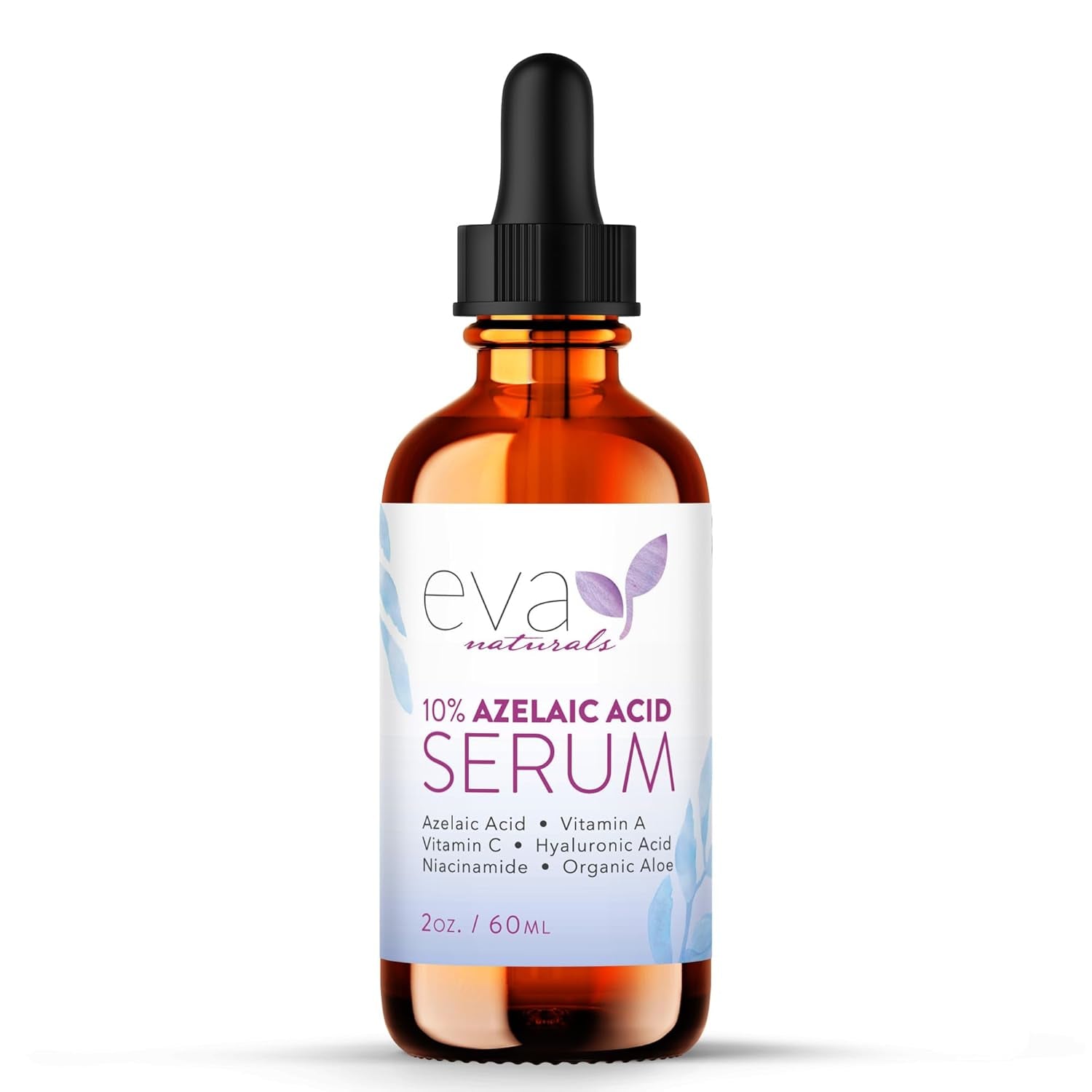 Azelaic Acid Serum for Face – Niacinamide, Hyaluronic Acid, Vitamins A+C+E – Redness Relief, Dark Spots, Uneven Skin Tone, Texture, Pores, Topical Booster for Clearer, Smoother Skin, 2Oz