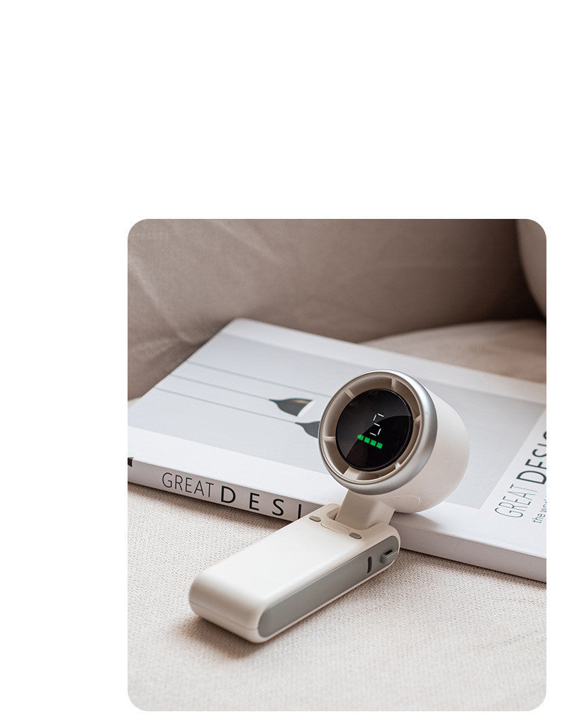 3-in-1 Foldable Mini Fan – Handheld, Desktop, and Neck-Hanging | 180° Design with Type-C Charging